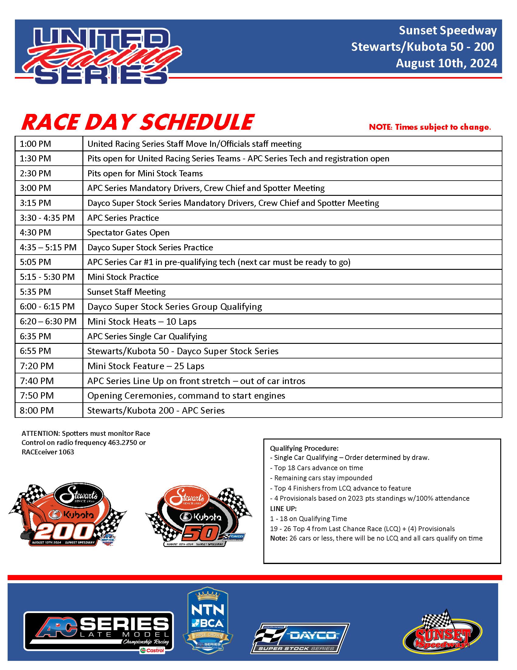 August 10th | APC Racing Series