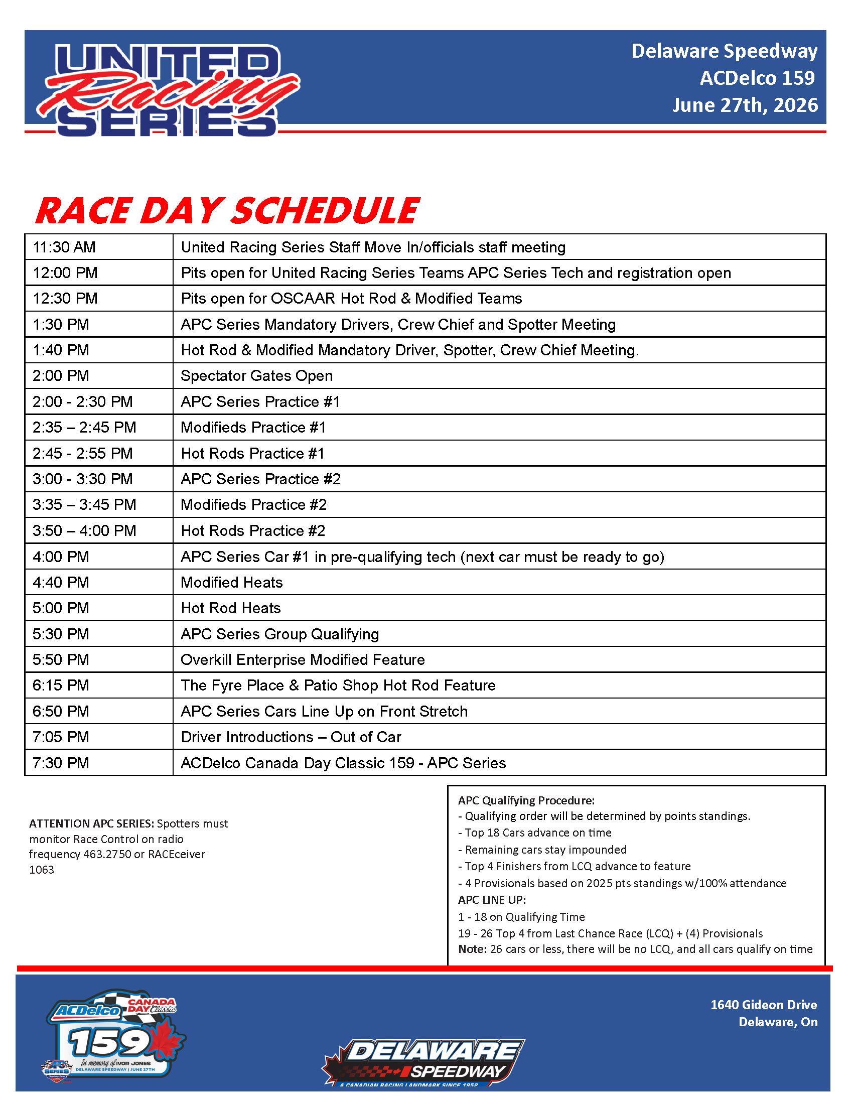 ACDelco 159 @ Delaware Speedway | APC Racing Series