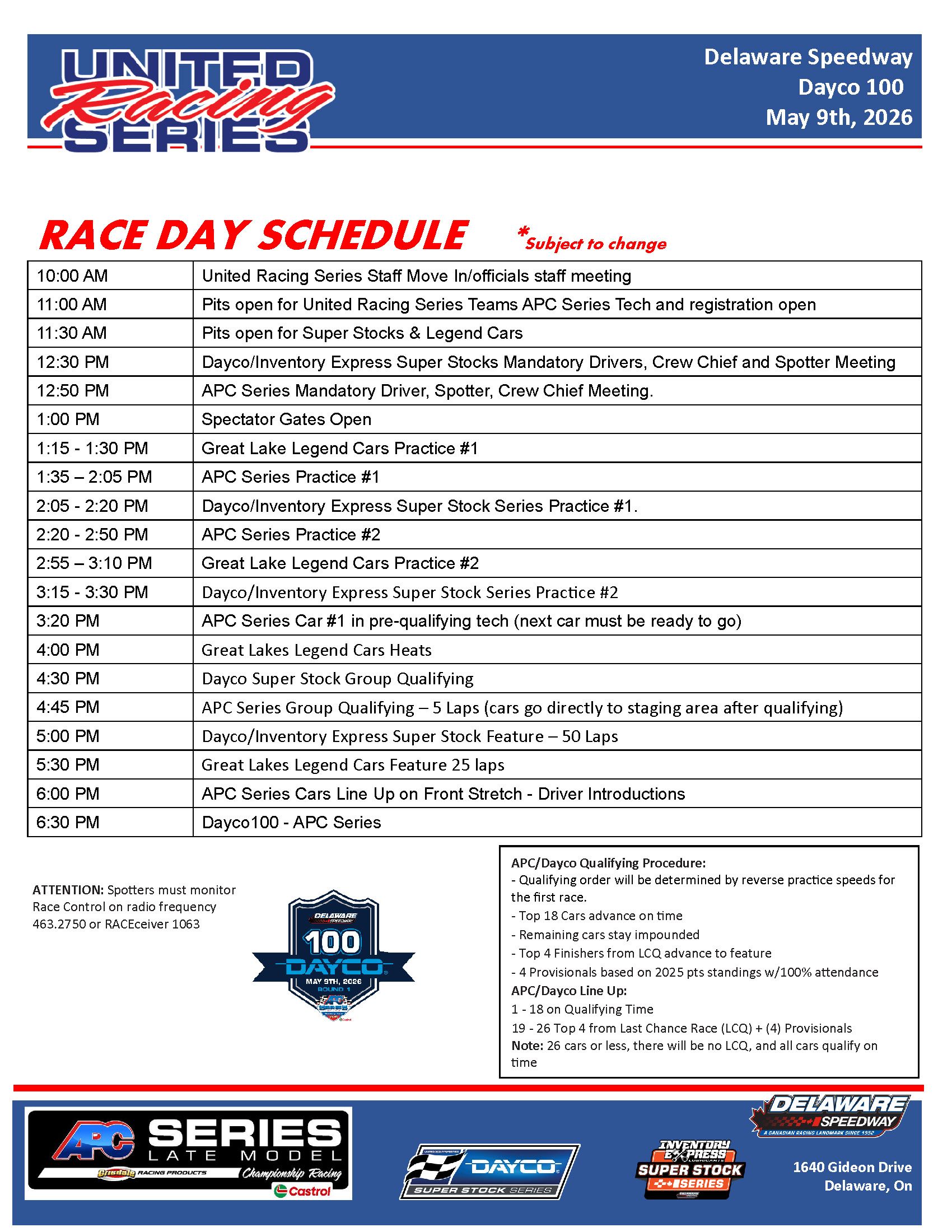 Dayco 100 @ Delaware Speeway | APC Racing Series