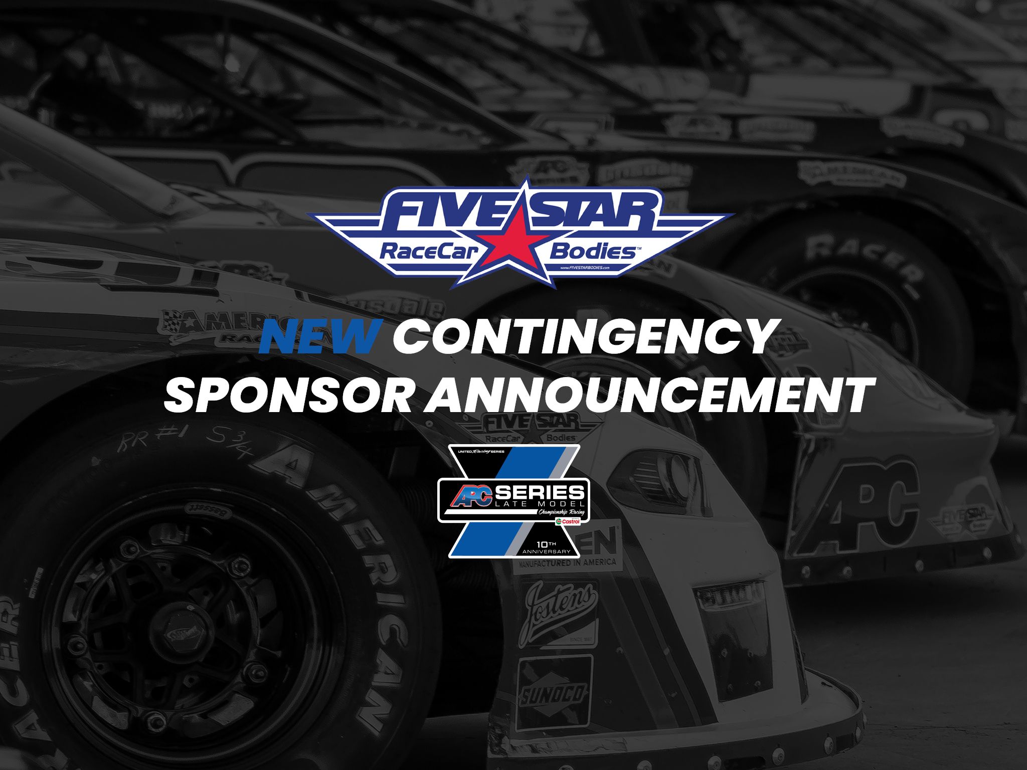 CONTINGENCY ANNOUNCEMENT | APC Racing Series