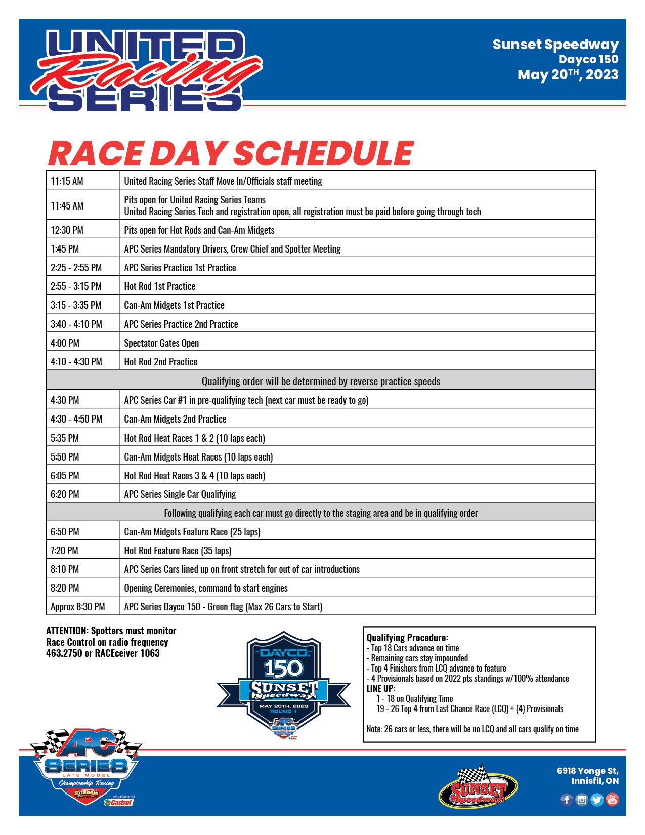 Dayco 150 Race Advance | APC Racing Series